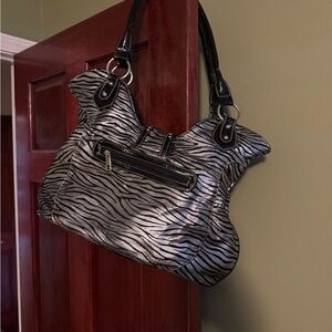 Stylish Zebra Print Women's Bag
